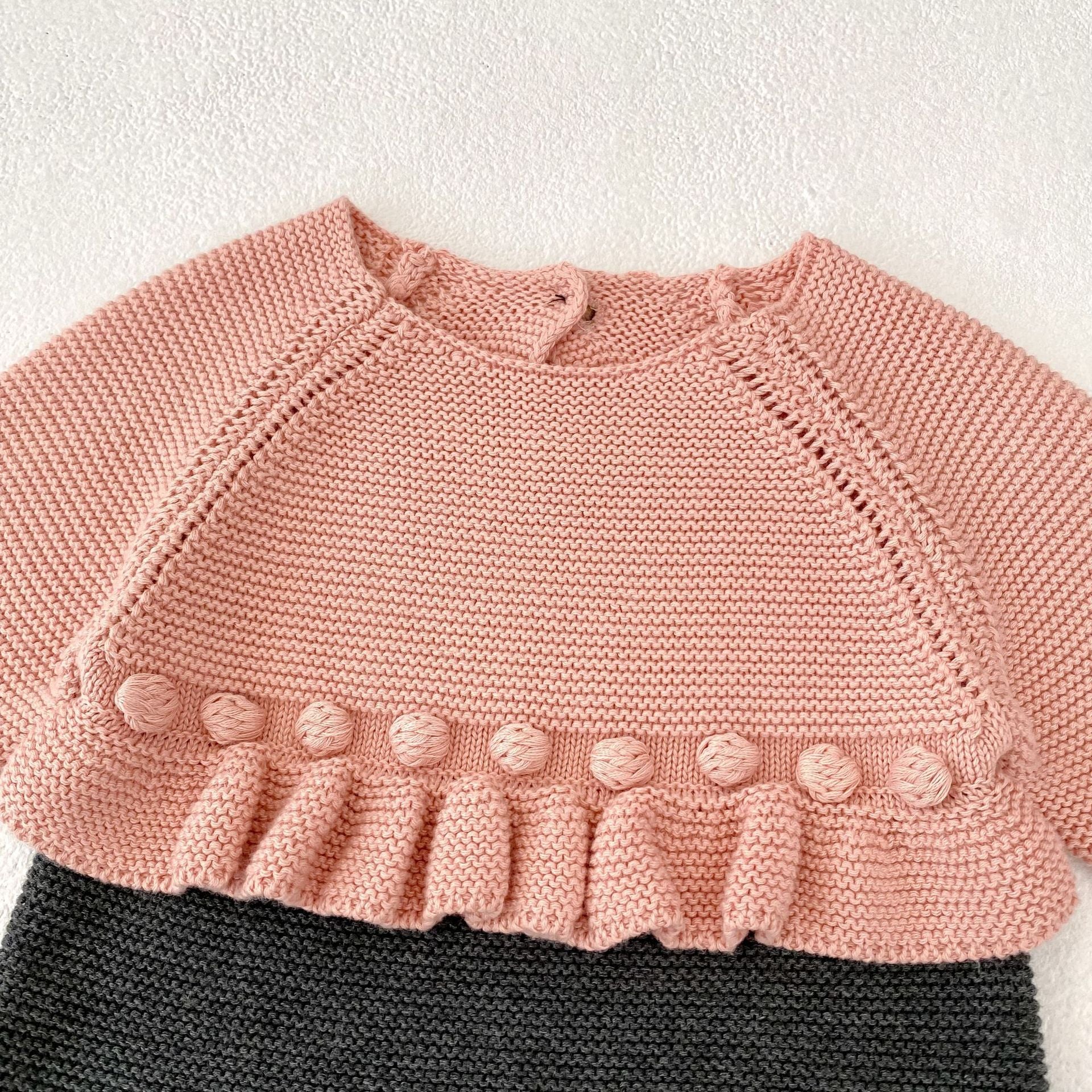 Rosewood Ruffle Knit Romper