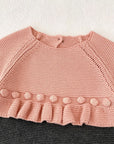 Rosewood Ruffle Knit Romper