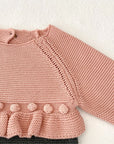 Rosewood Ruffle Knit Romper