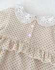Lace Peplum Romper