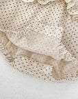 Lace Peplum Romper