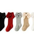 5 Pairs Bow Socks