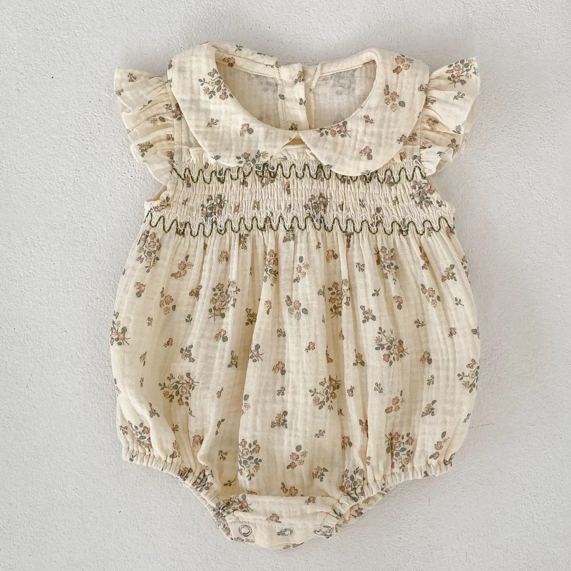Ruffle Floral Romper
