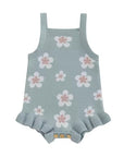 Blossom Knit Ruffle Romper