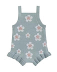 Blossom Knit Ruffle Romper