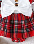 Holiday Tartan Ruffle Romper Set