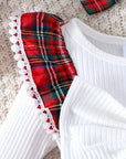 Holiday Tartan Ruffle Romper Set