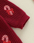 Santa Baby Knit Romper