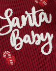 Santa Baby Knit Romper