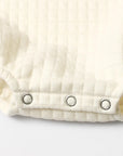 Milk White Cotton Romper