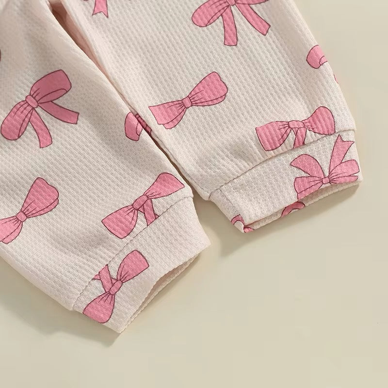 2pcs Bow Waffle Set