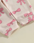 2pcs Bow Waffle Set