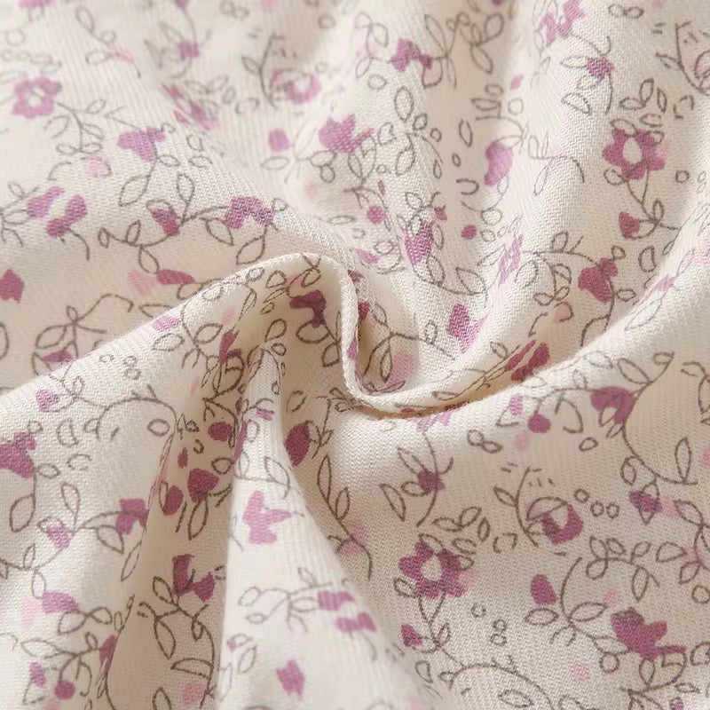 Vintage Bloom Smocked Romper Set