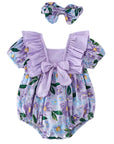 Lilac Blossom Romper Set