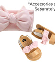 Bow-Print Ruffle Romper (Pink)