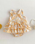 Sunny Blooms Ruffle Romper