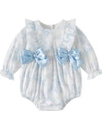 Bluebell Garden Bow Romper