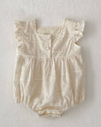 Vintage Lace Embroidered Romper