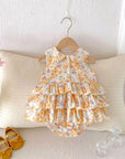 Sunny Blooms Ruffle Romper