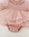 Blush Belle Tulle Romper Dress