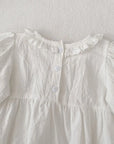 Ivory Lace Blossom Bubble Romper