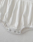 Ivory Lace Blossom Bubble Romper