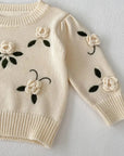 Embroidered Pullover Sweater