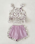 Lilac Petal Ruffle Set