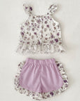 Lilac Petal Ruffle Set