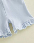 Willow Bow Ribbed Baby Romper