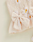 Golden Daisy Bow Set