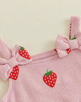 Strawberry Sweetheart Peplum Set