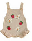 Berry Sweet Knit Romper