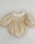 Eyelet Bubble Romper