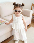 Ivory Blossom Bow 2-Piece Set