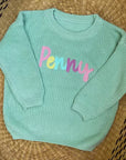 Personalized Knit Embroidered Custom Sweater