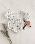 Wildflower Puff Sleeve Romper