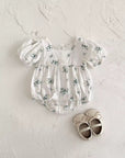 Wildflower Puff Sleeve Romper