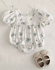 Wildflower Puff Sleeve Romper