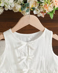 Ivory Blossom Bow 2-Piece Set