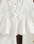 Ivory Blossom Bow 2-Piece Set