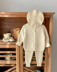 2pcs Hollow Knit Cardigan Set