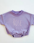 Personalized Baby Name Romper – Custom Embroidered