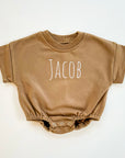 Personalized Baby Name Romper – Custom Embroidered