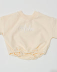 Personalized Baby Name Romper – Custom Embroidered