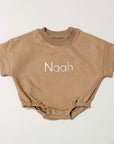 Personalized Baby Name Romper – Custom Embroidered