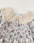 Lace Meadow Smocked Romper