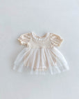 Tulle Dreams Ribbed Romper