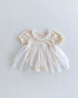 Tulle Dreams Ribbed Romper