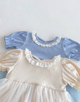 Tulle Dreams Ribbed Romper